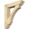 Ekena Millwork Imperial Slat Rough Sawn Bracket w/ Offset Brace, Douglas Fir, 8"W x 36"D x 40"H BKT0806X36X40IMP06RDF - alternate 1